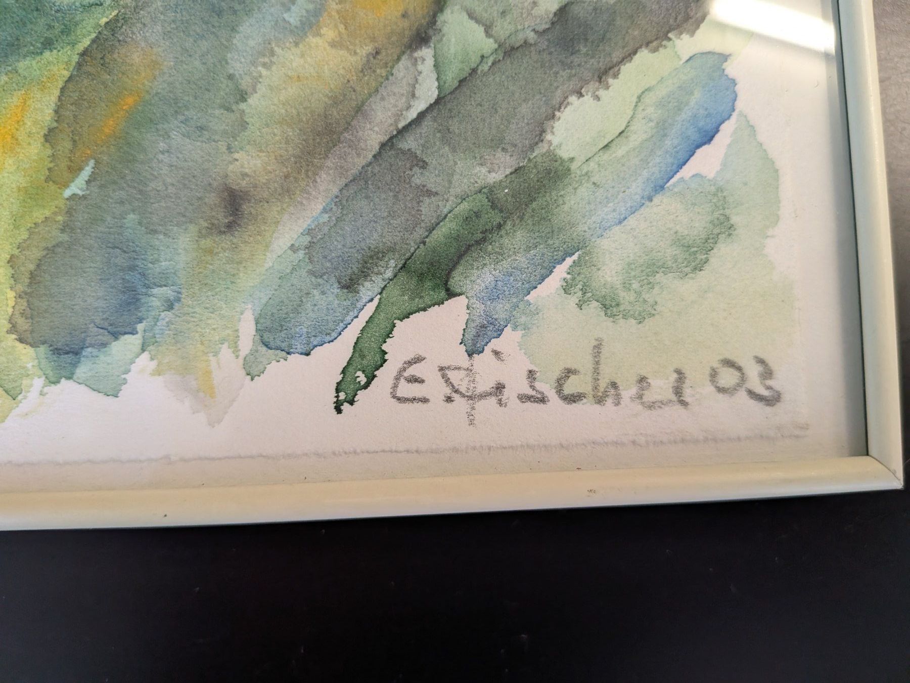 Tableaux: Aquarell E. Fischer – D'occasion à Emmen par magelan 1