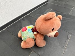 Neuwertiger VTECH Krabbel mit mir Bär mit Licht und Sound