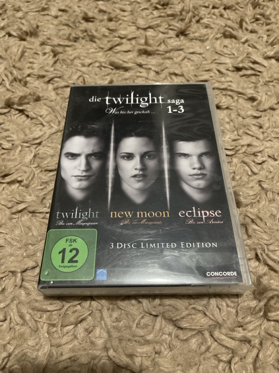 Alle DVDs: Twilight Saga 1-3 Limited Edition 3 Disc DVD Box Set  – Gebraucht aus Unterkulm von AnoliOccasion