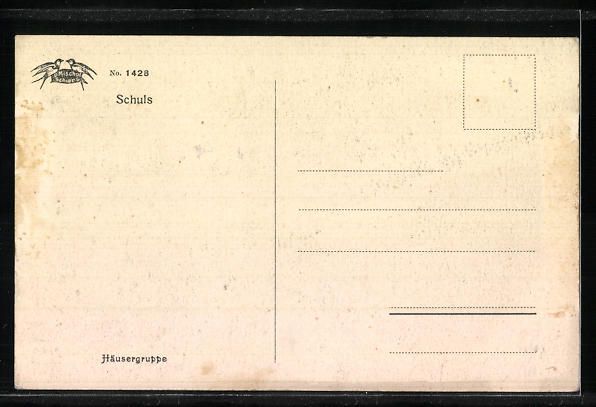 Cartoline postali: Schuls, Strassenpartie mit Häusergruppe – Usato da Berlin venduto da bartko-reher 1
