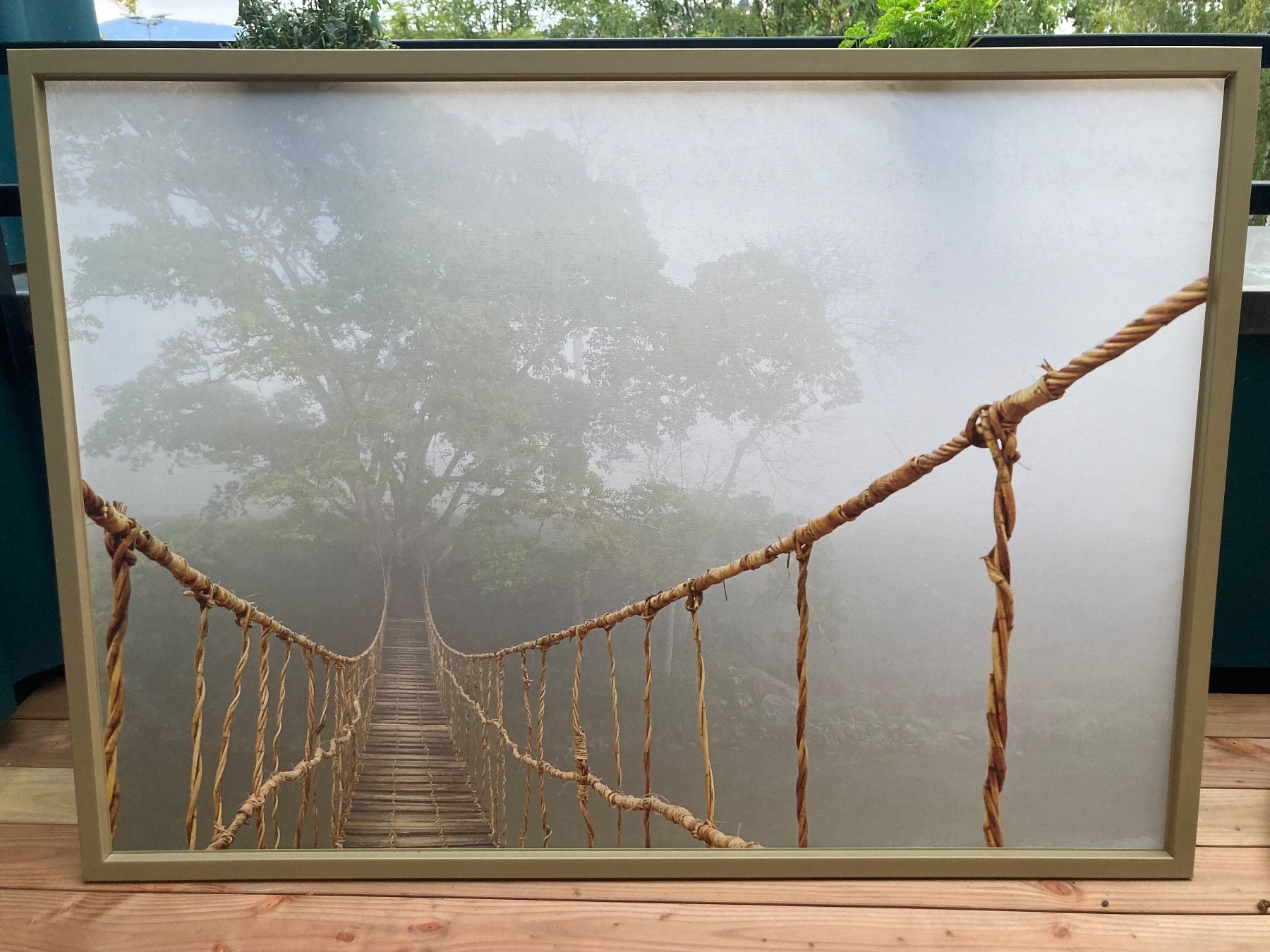 Foto & Immagini: Wandbild Hängebrücke gerahmt – Usato da Meilen venduto da mat_jdq7