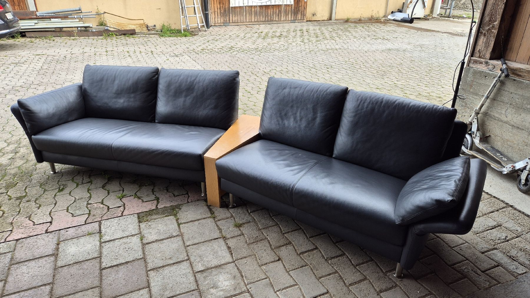 Divani: Ledercouch 2er Set, TOP Zustand, sehr bequem, Sofa – Usato da Eschlikon TG venduto da ew22