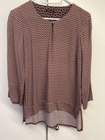 Bianca Tunika Bluse, Grösse 36, Bordeaux Rot - Herbst!