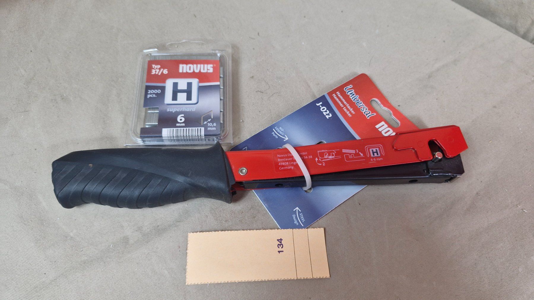 Alle Werkzeuge: Hammertacker Novus Universal (134) – Neu und originalverpackt aus Dorf von Zur-Lingg