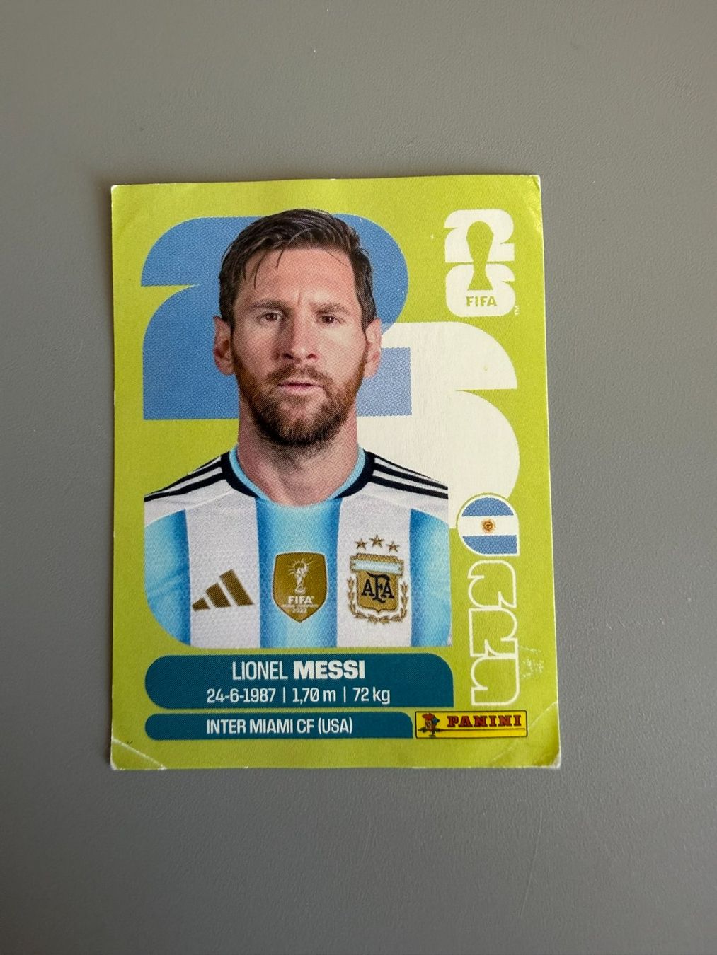 Panini Sammelbilder & Trading cards: Panini Lionel Messi ARG17 – Gebraucht aus Liebefeld von Ronaldo-1996