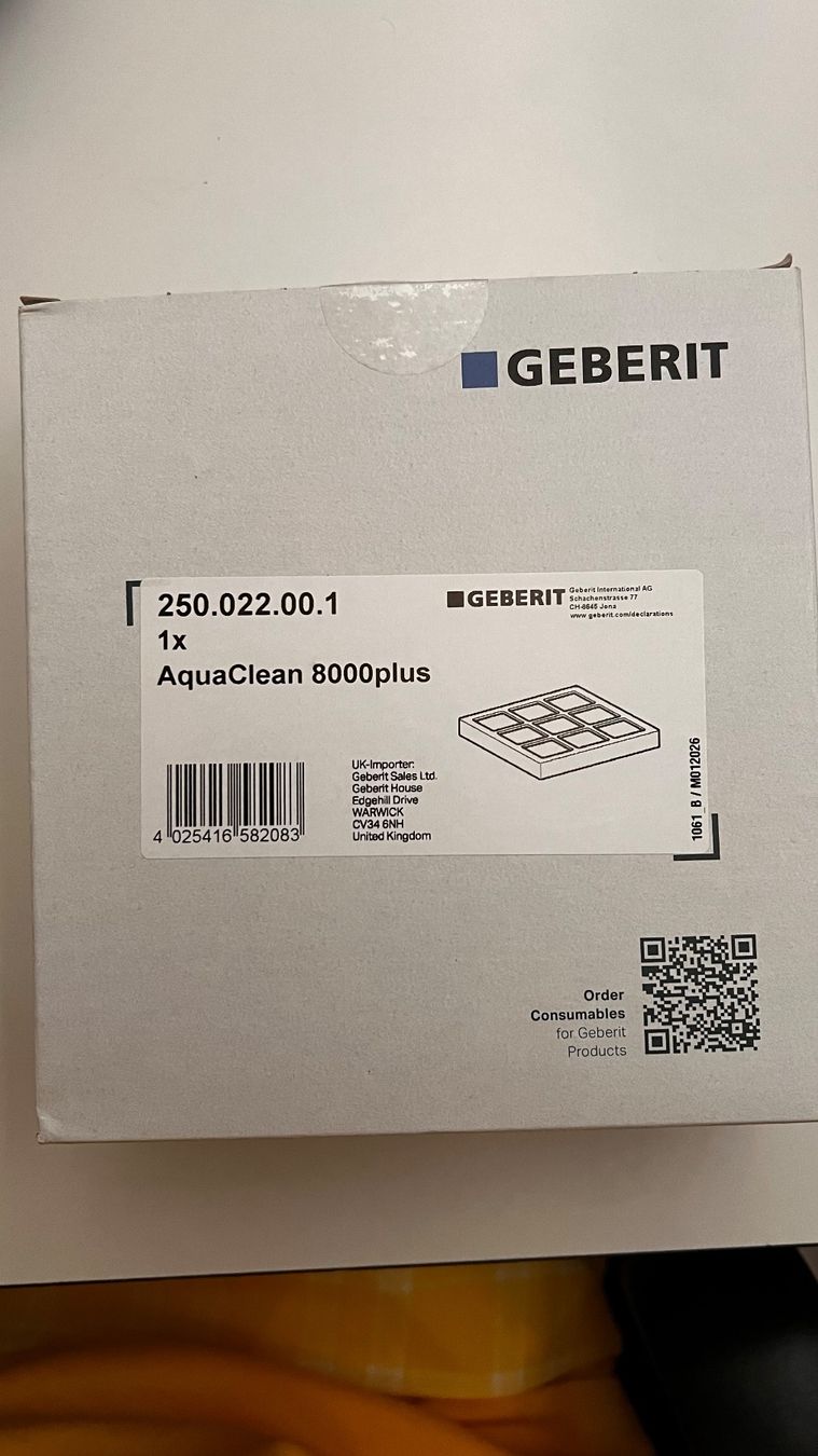 Geberit WC: Geberit Aktivkohlefilter zu AquaClean 8000 – Nuovo e nell'imballaggio originale da Aarau venduto da usport06