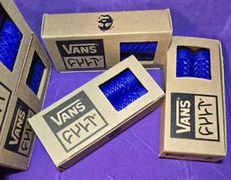 Cult x Vans Waffle Grips Blau – BMX Griffe Neu