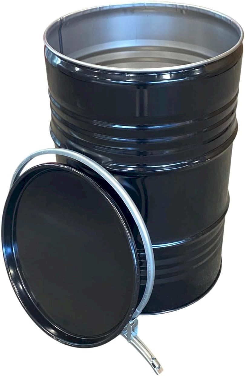 Pumpen & Teile: Metallfass 210 Liter schwarz – Neu und originalverpackt aus Bottighofen von zaap 1