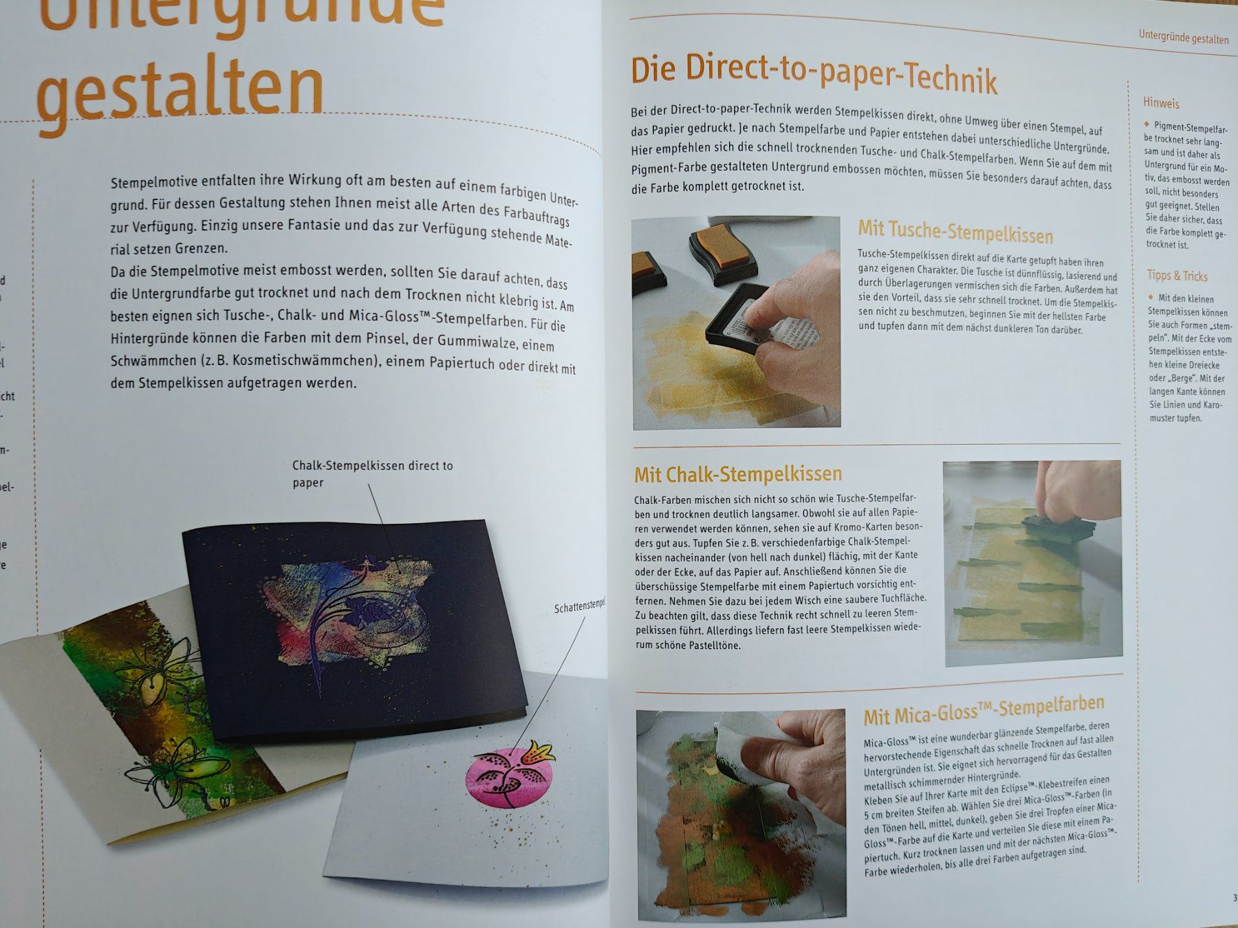 Libri: 1x1 kreativ Stempeltechniken / Topp 2010 – Usato da Muttenz venduto da Negnuja 3
