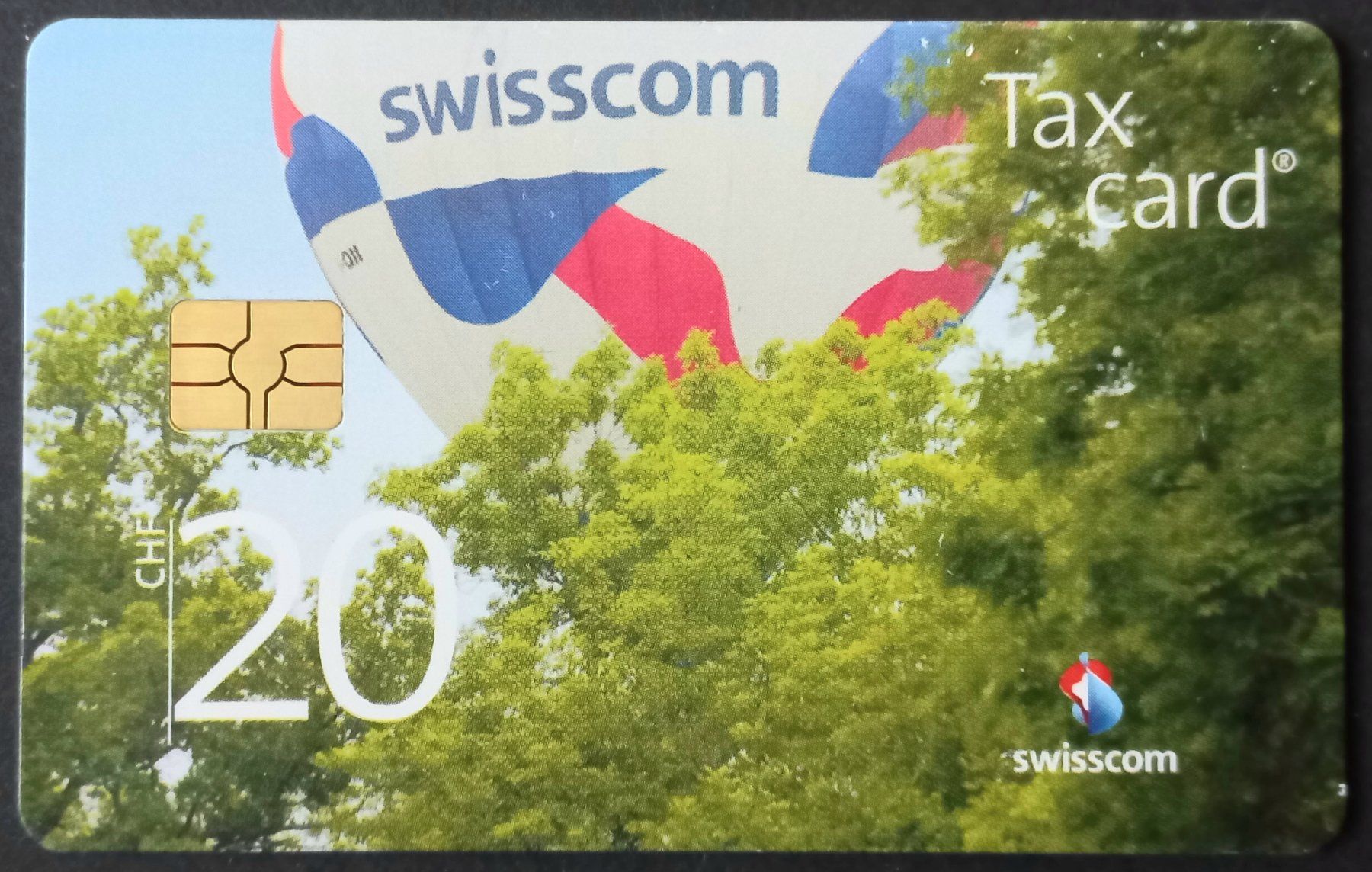 Swisscom Schede telefoniche: Taxcard - Swisscom Ballon - CH – Usato da Niederuzwil venduto da lubimaja