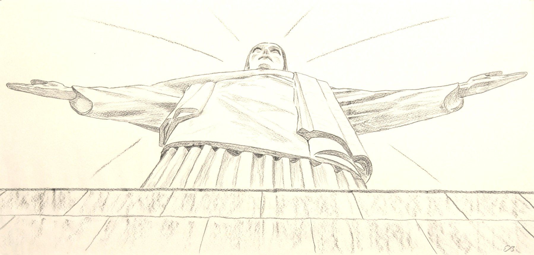 Tableaux: Kohle Zeichnung: Corcovado – D'occasion à Fribourg par erw_68dx