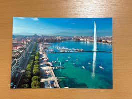 Originale Genf Postkarte - Jet d'Eau - neu