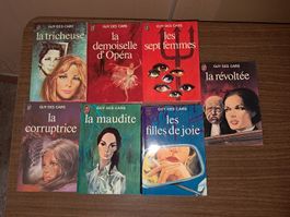 Lot de 7 Livres de Guy Des Cars