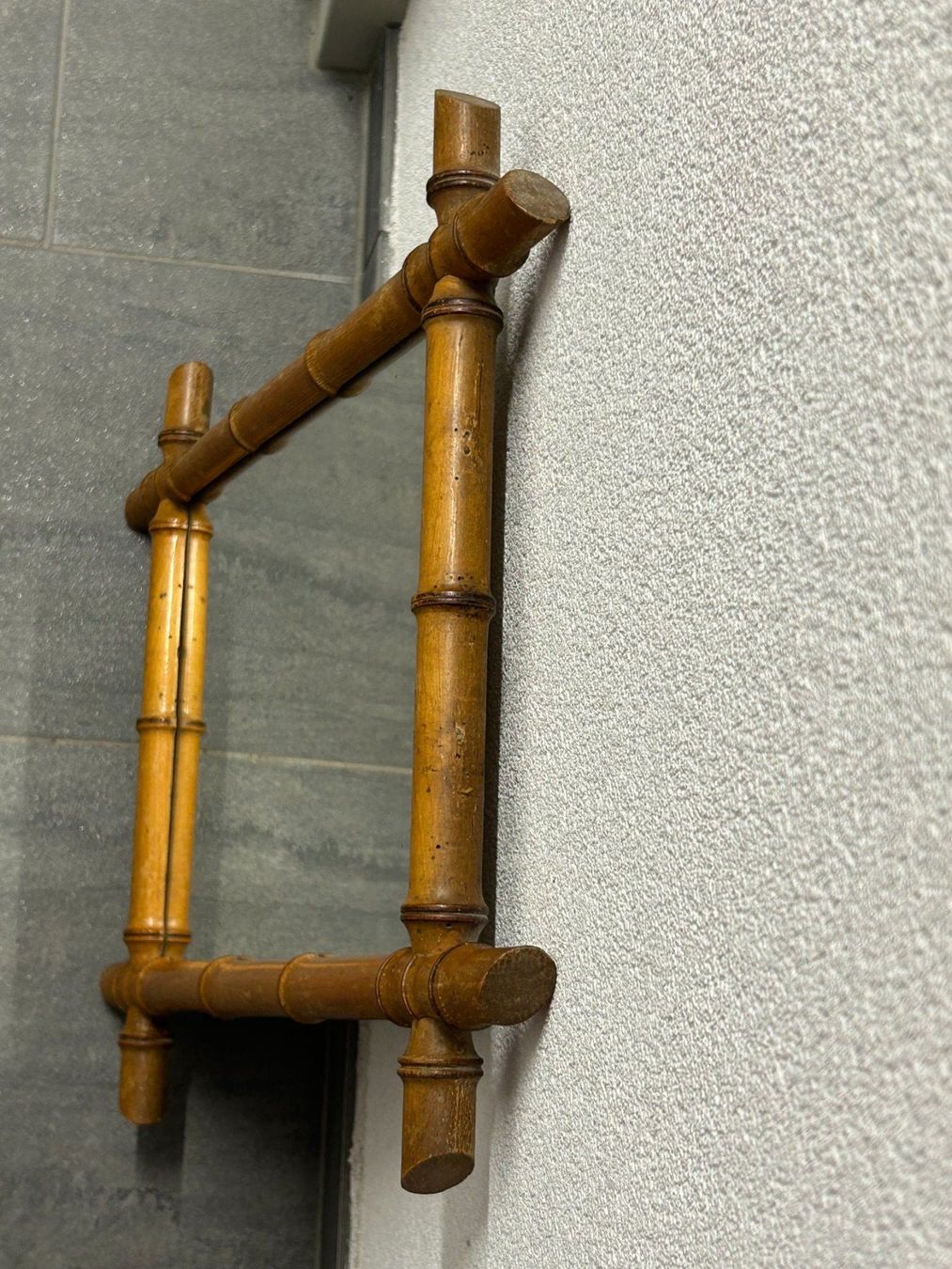 Specchi: Miroir bambou vintage ca 1910 – Usato da Lausanne venduto da Weber1007 4