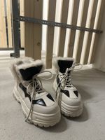 Winterboots, weiss/schwarz, Gr. 40, neuwertig, gefüttert