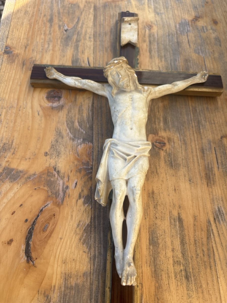 Sculture & Statue: Antike Jesus Christus Figur – Usato da rheineck venduto da Neshi06 1