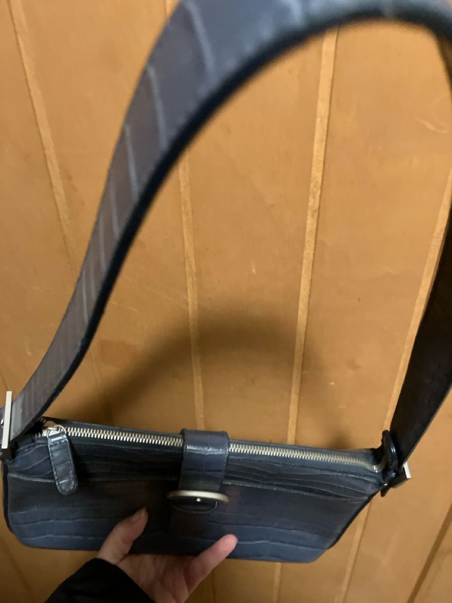 Taschen: Sac à main bleu effet croco, élégant et stylé – Neu (gemäss Beschreibung) aus Bex von epsonstylus 3
