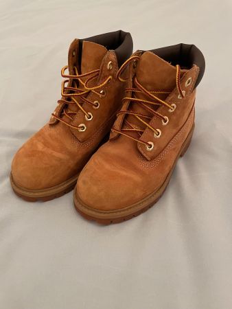 Hammer Boots Stiefel Timberland Leder beige Gr. 31 EU