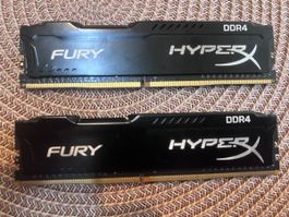 Kingston Fury DDR4 8GB (2×4GB) 2400 MHz