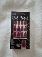 Faux ongles Ardell Nail Addict - bordeaux mat - neufs