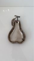 Vide-Poches Poire Métal Argenté / Birne Schale Versilbert