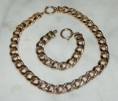 EXKLUSIVES SET "BRILLANT-OPTIK" 24 KARAT VERGOLDET NP268CHF