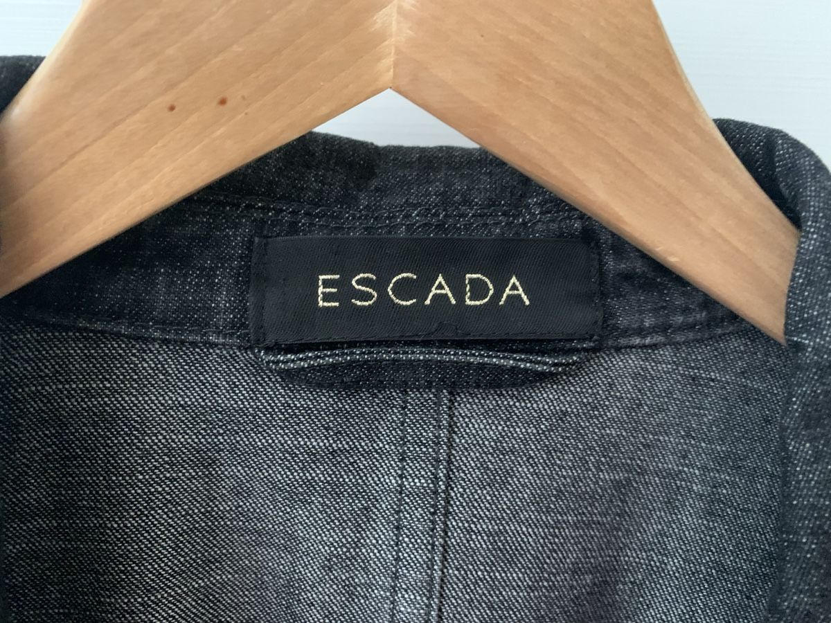 Escada Giacche: Escada Denim Jacket, Size M-L, Great Find! – Usato da Lausanne venduto da milasha 4