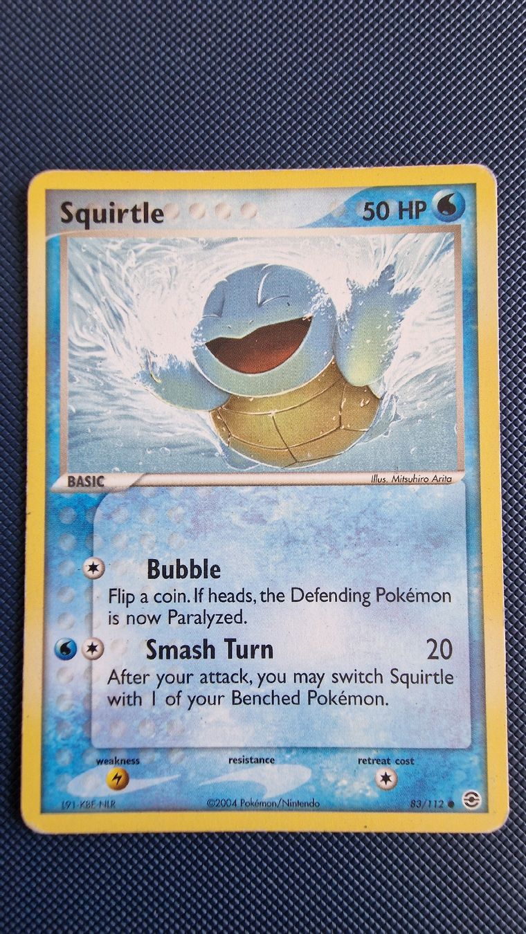 Pokémon Carte collezionabili: Squirtle #83 – Pokémon FireRed & LeafGreen  – Usato da Veytaux venduto da PocketMonster