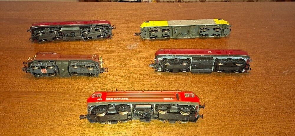 Modellini di ferrovie: H0 DC 5 Lok Konvolut für Bastler. – Difettoso da Pfäffikon ZH venduto da gub_2j76 5