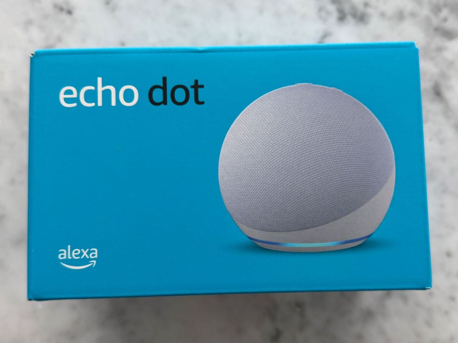 Amazon Lautsprecher: Amazon Alexa Echo Dot Smart Speaker - weiss/grau - NEU – Neu und originalverpackt aus Brunnen von Soho3Q