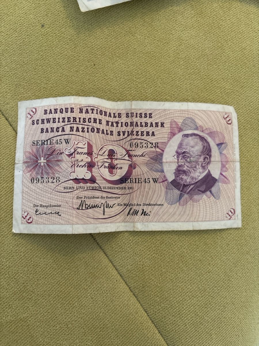 Banconote: Schweizer Banknotenlos 50/60er Jahre 180chf – Usato da Dietikon venduto da res_2phr 6