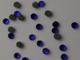 Hotfix Strasssteine Dunkelblau 2,5 mm, 200 St