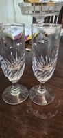 2er Set Sektgläser, Kristallglas, Vintage, Top Zustand!