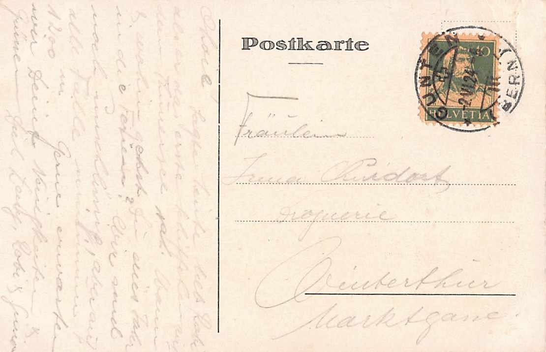 Cartoline postali: GRUSS aus SIGRISWIL BE 1924 – Usato da Lufingen venduto da Rac0 1