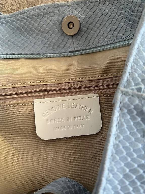 Borse da donna: Echtledertasche hellblau – Usato da Wangs venduto da MiStGoPe 3
