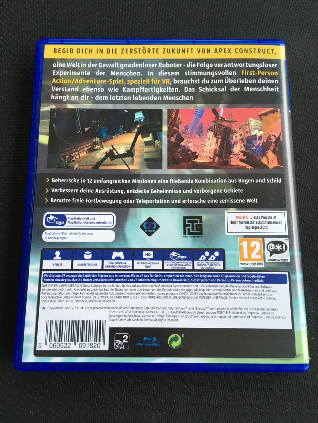 Sony Giochi: Apex Construct (VR Game) für Playstation 4 – Usato da St.Gallen venduto da sjosjo 1