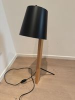 Lampe de chevet design bois et noir - Parfaite ambiance