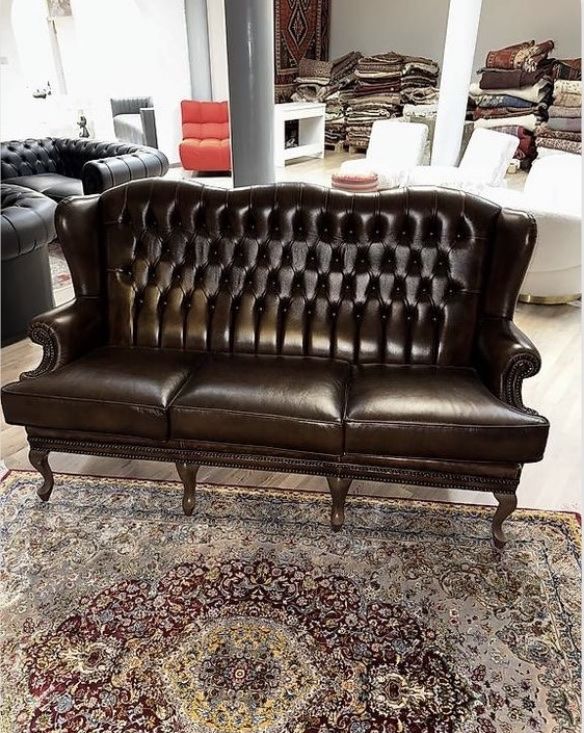 Divani: 3 Sitzer Sofa Chesterfield Klassik Echtleder – Nuovo (secondo la descrizione) da Zug venduto da sol_2cgs