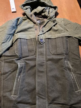 Replay Jacke mit Kapuze olivgrün Herren Grösse M