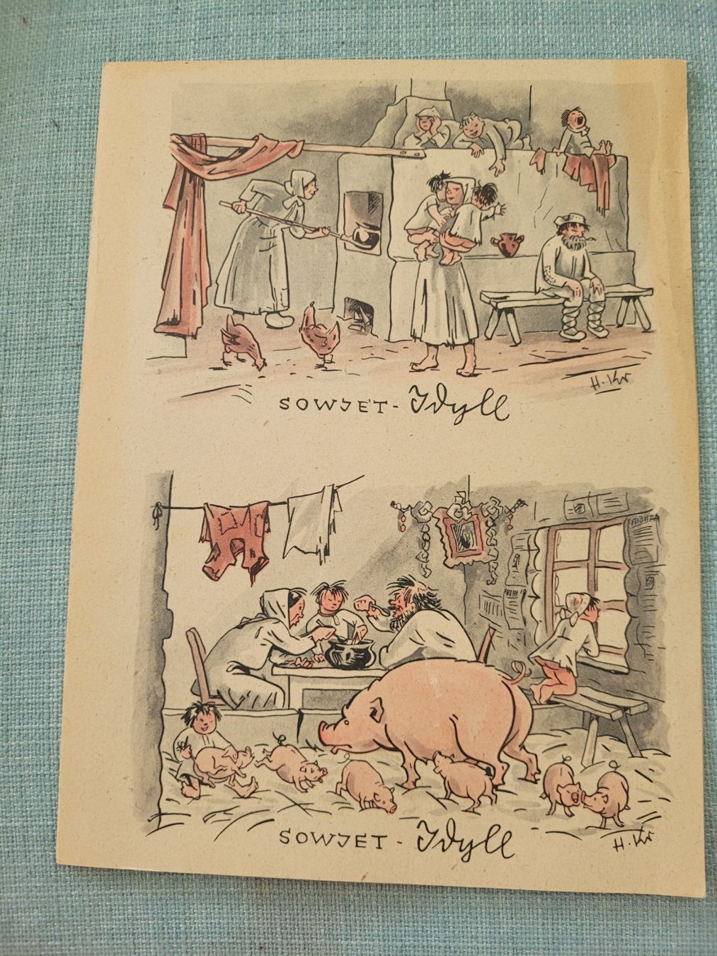 Cartoline postali: Deutsches Reich, Feldpost blanko, Propag. – Usato da Kriens venduto da KTP