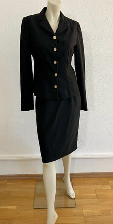 Dolce&Gabbana Kostüm, Schwarz, Gr. 36 - Zeitloser Klassiker!