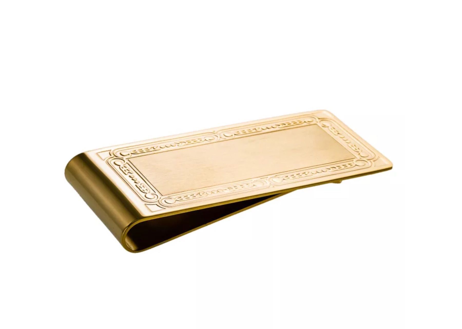 Brieftaschen: GELDKLAMMER EDELSTAHL GOLDFARBEN – Neu (gemäss Beschreibung) aus Neuhaus von lucadominik 1
