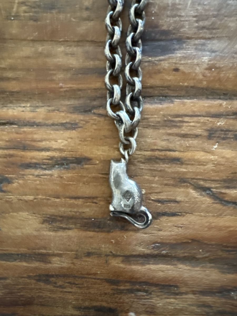 Bracciali & Braccialetti: Hübsche Armkette aus Silber Katze 22g  – Usato da Basel venduto da Joshy03 3