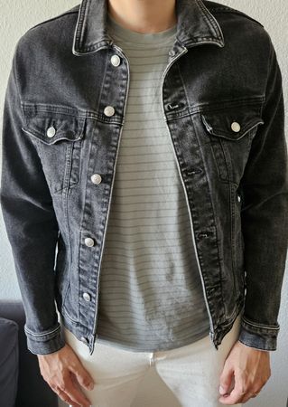 veste jean zara homme