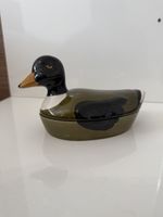 Terrine Canard MICHEL CAUGANT Ente - Faïence Peint Main