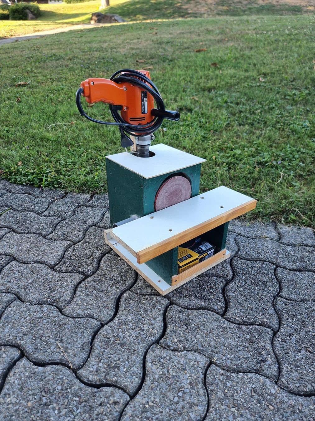 Schleifen & Polieren: Schleifmaschine Eigenbau mit Schleifscheiben – Gebraucht aus Schwerzenbach von cloudberrypi 4