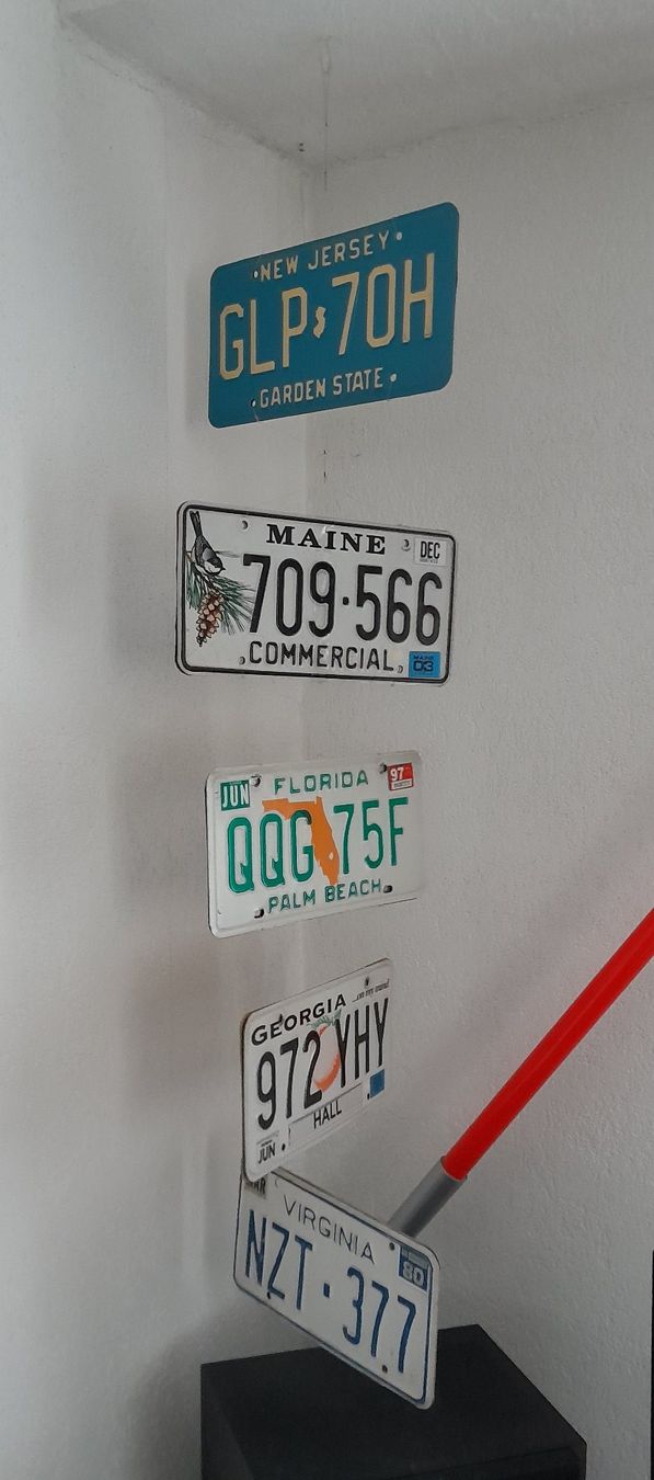 Schilder: USA License plate - Nummernschilder - Mobile – Gebraucht aus Liesberg von Ragged