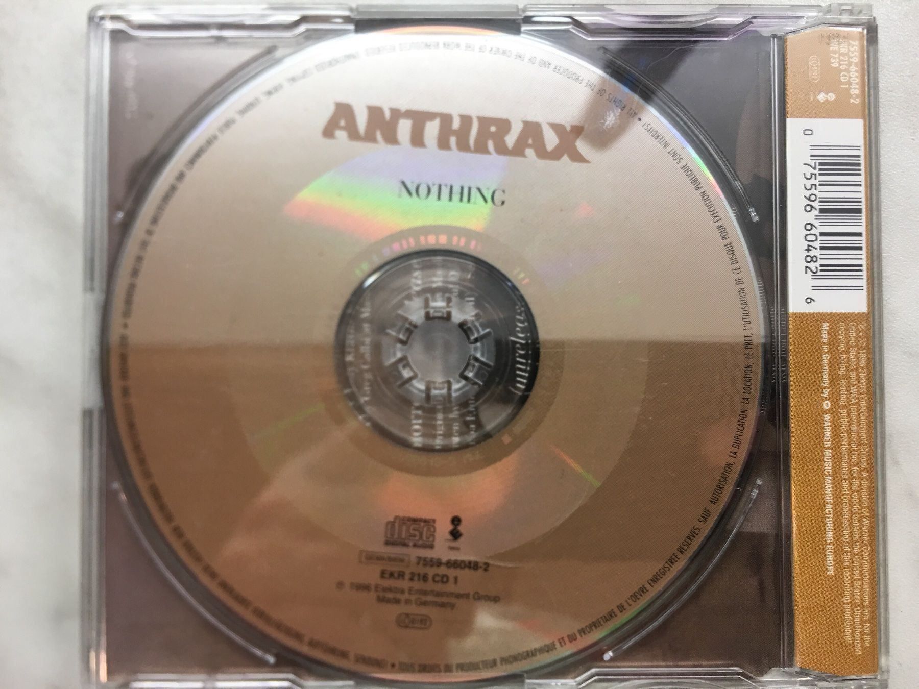 CD: Anthrax - Nothing Single – Nuovo (secondo la descrizione) da Aigle venduto da St_anger 1