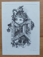 Exlibris Künstler unbekannt - Original Radierung signiert