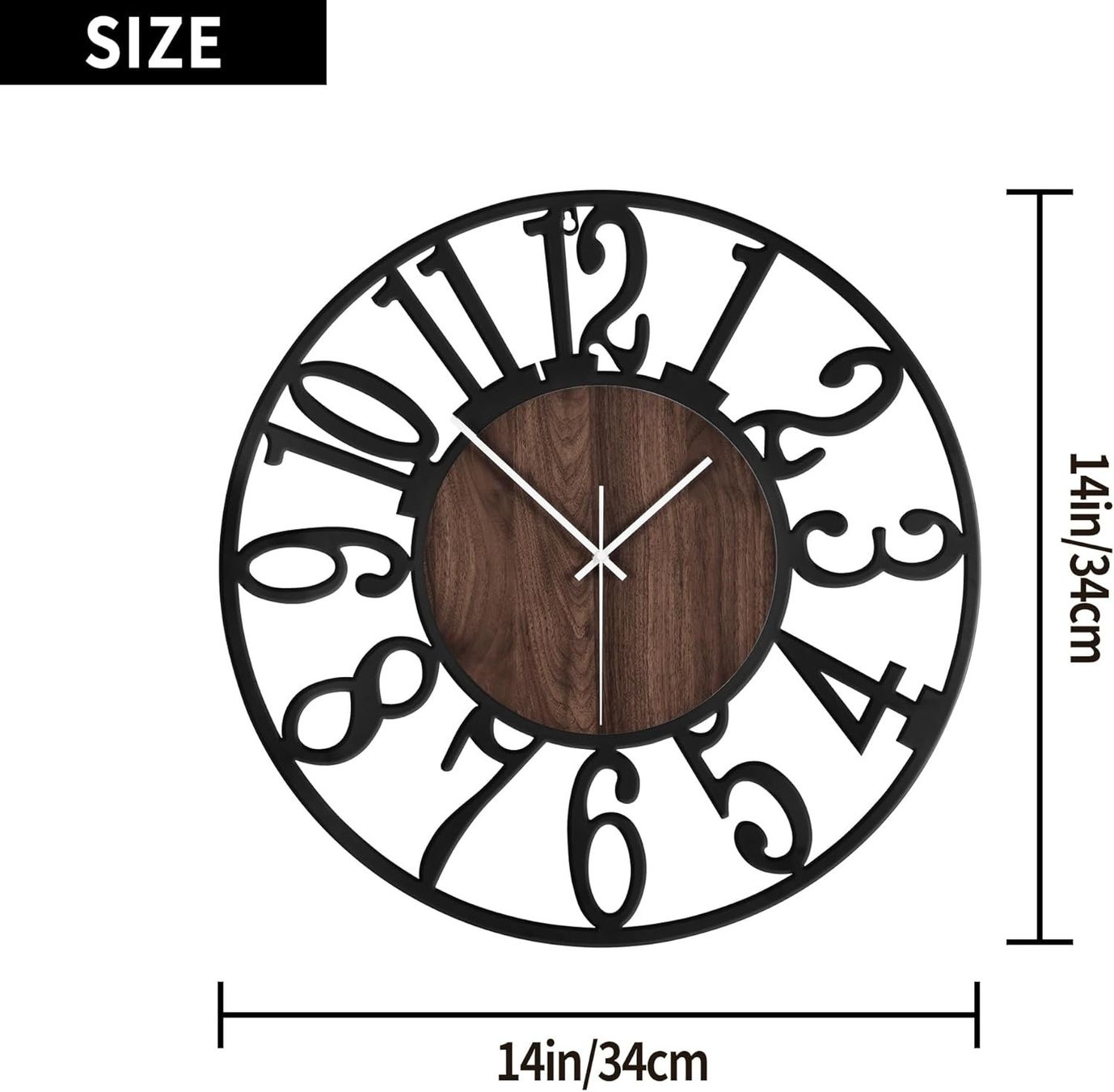 Orologi da terra & Orologi da parete: Moderne Wanduhr 34 cm – Nuovo e nell'imballaggio originale da Nuglar venduto da SaleRitter 4